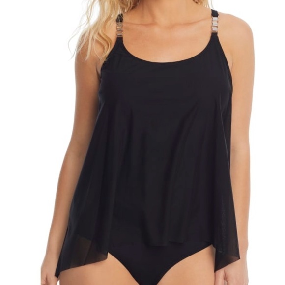 COCO REEF Current Mesh-Layer Bra-Sized Tankini Top, swimwear, swimsuit - Picture 8 of 10